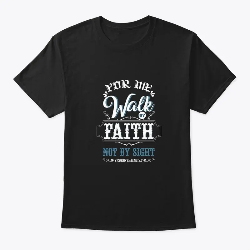 walk faith T-shirt design