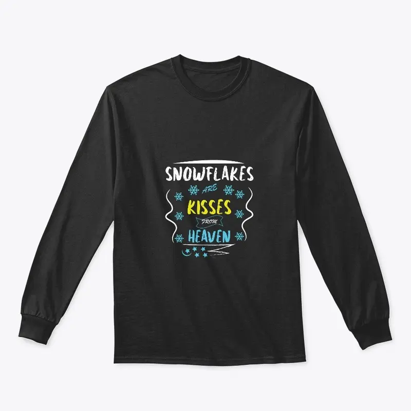 snowflakes are kisses T-shirt design