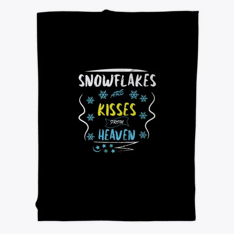 snowflakes are kisses T-shirt design