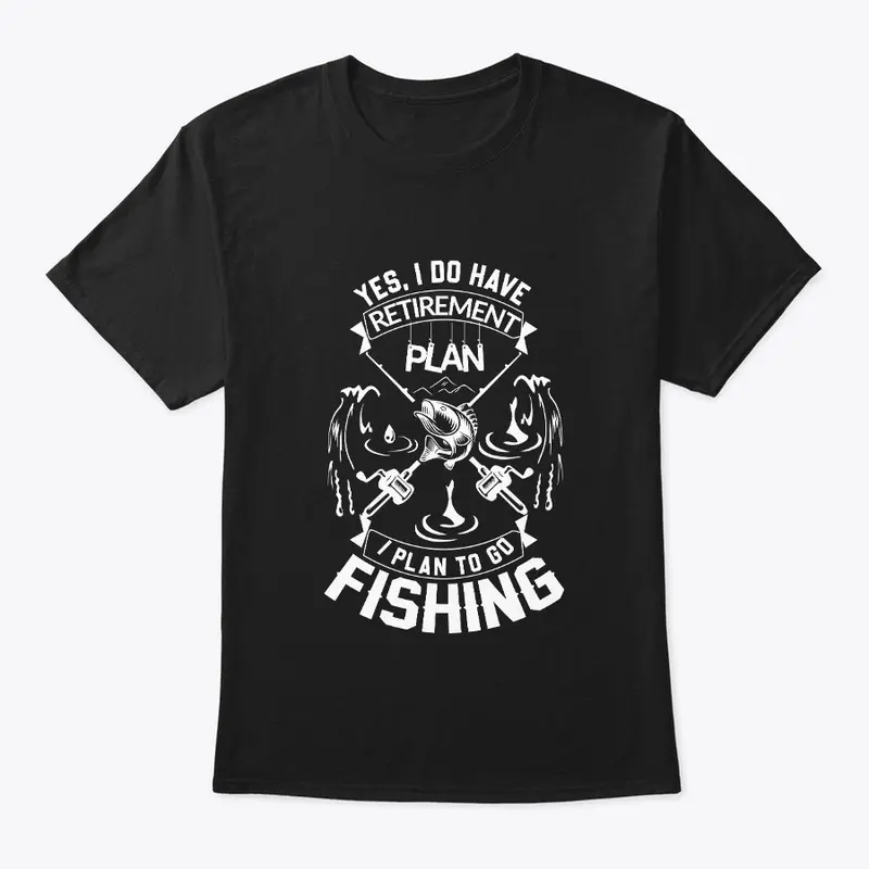 Fishing classics T-shirt design