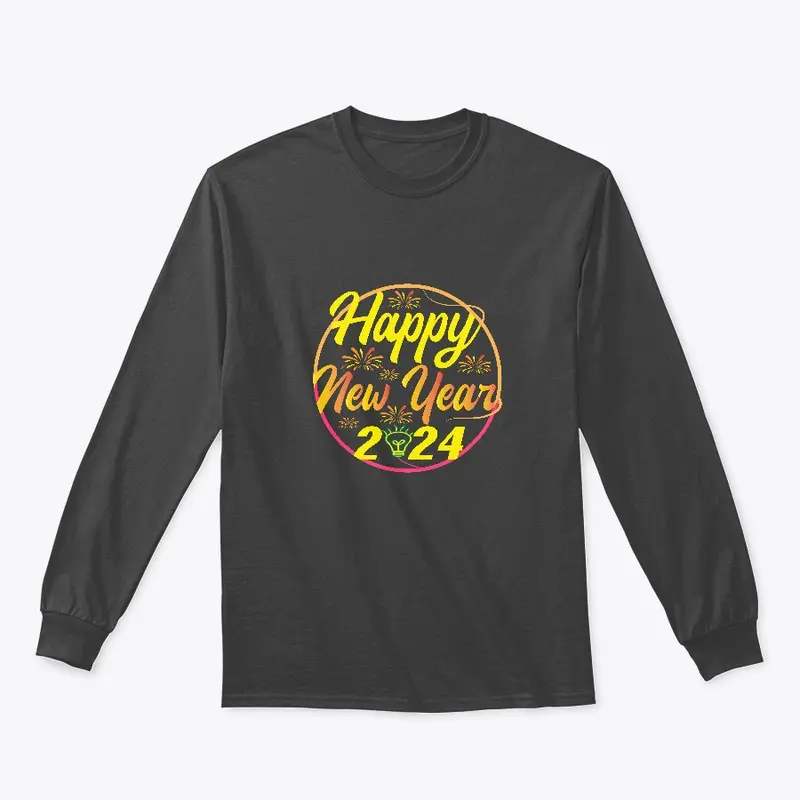 happy new year 2024 t shirt design