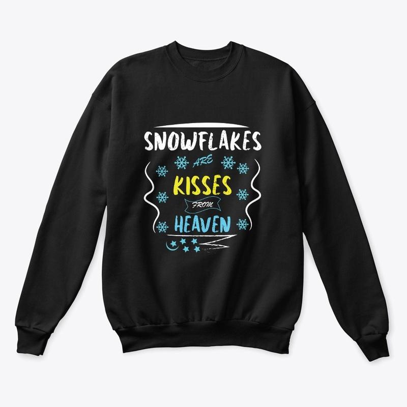 snowflakes are kisses T-shirt design