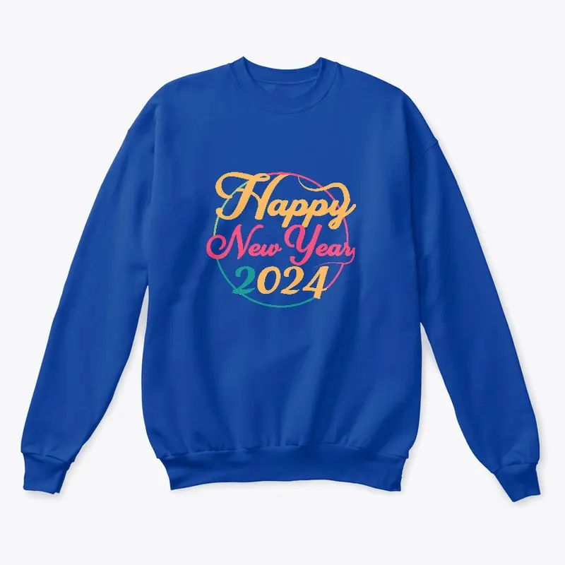 Happy new year 2024 t shirt design